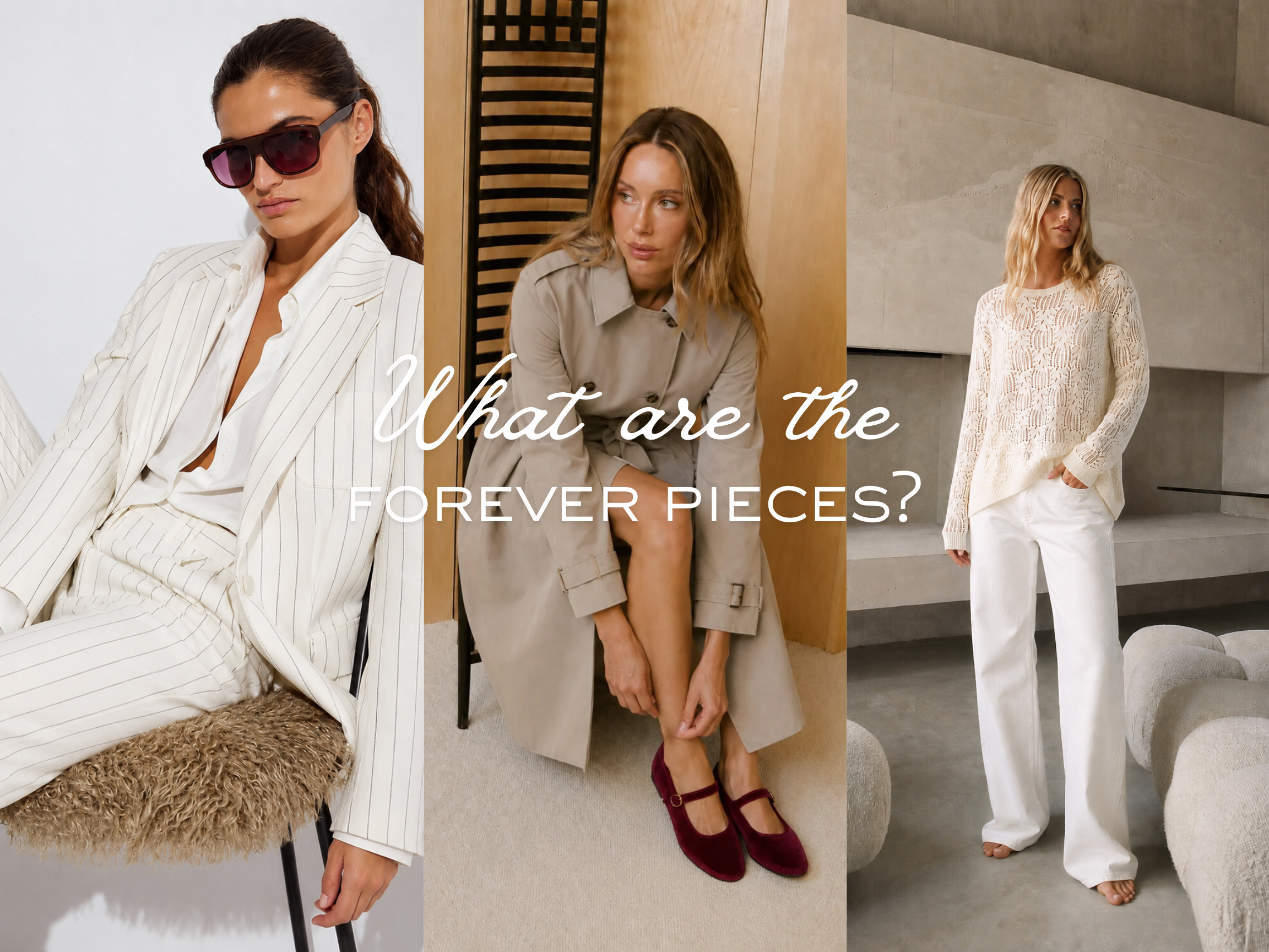 Quelles sont les pièces indispensables d'une garde-robe intemporelle ?